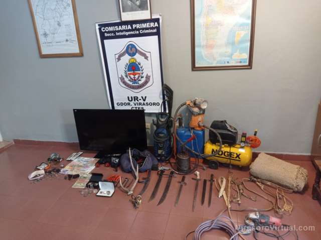 Recuperan Valiosas Pertenencias Robadas en Gobernador Virasoro Tras Operativo Policial